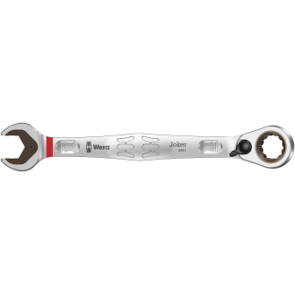 Maulringrschenschlüssel Joker SW 17mm L.225mm umschaltbar,Rings.15Grad-Beschreibung lesen