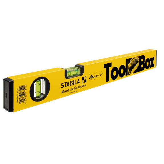 Wasserwaage Toolbox 43cm Alu.gelb ± 0,5 mm/m-Beschreibung lesen