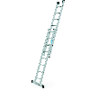 Schiebeleiter Everest Plus 2E Alu.Sprossen 2x8 H.b.4900mm