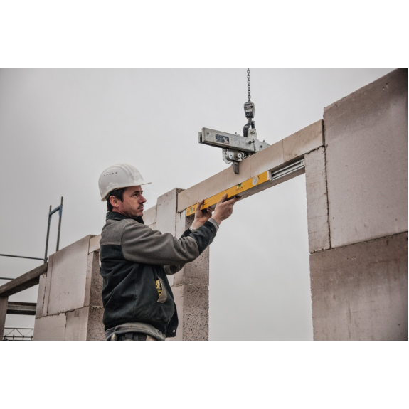 Teleskopwasserwaage 80 T 63-105cm Alu.gelb ± 0,5-1mm/m-Beschreibung lesen