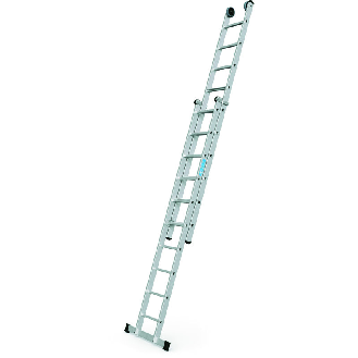 Schiebeleiter Everest Plus 2E Alu.Sprossen 2x10 H.b.5950mm-Beschreibung lesen