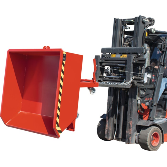 Minikippbehälter L1385xB1680xH450mm feuerrot Inh.0,61 m³ Trgf.1000kg 138kg-Beschreibung lesen