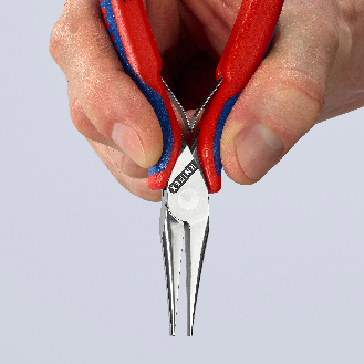 Elektronik-Greifzange Gesamt-L.145mm flachbreite Backen Form 5 Mehrkomp.-Hüllen-Beschreibung lesen