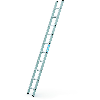 Anlegeleiter 10 Sprossen Alu.Arbeits-H.b.ca.3850mm Anlegeleiter 10 Sprossen Alu.Arbeits-H.b.ca.3850mm
