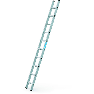 Anlegeleiter 10 Sprossen Alu.Arbeits-H.b.ca.3850mm-Beschreibung lesen