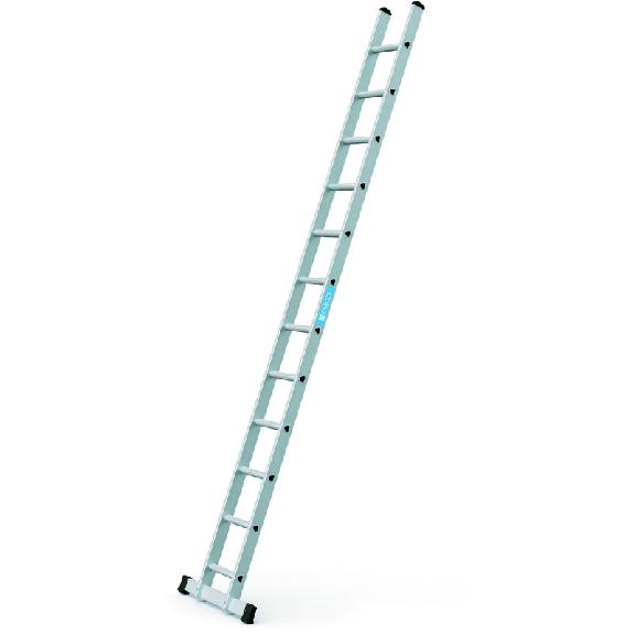 Anlegeleiter 12 Sprossen Alu.Arbeits-H.b.ca.4040mm-Beschreibung lesen