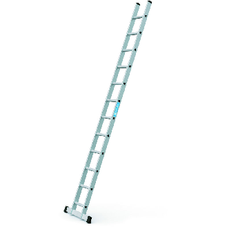 Anlegeleiter 12 Sprossen Alu.Arbeits-H.b.ca.4040mm-Beschreibung lesen
