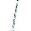 Seilzugleiter Sprossen 2x18 Alu, Arbeits-H.b.ca.9750mm 2-tlg Seilzugleiter Sprossen 2x18 Alu, Arbeits-H.b.ca.9750mm 2-tlg
