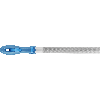 Werksttfeile DIN 7261 L.200mm Q.20x6mm Hieb 2 Halbrund 2K-Ergo