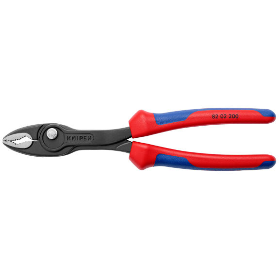 Frontgreifzange TwinGrip L.200mm pol.Mehrkomp.-Hüllen schwarz ram. Frontgreifzange TwinGrip L.200mm pol.Mehrkomp.-Hüllen schwarz ram.-Beschreibung lesen