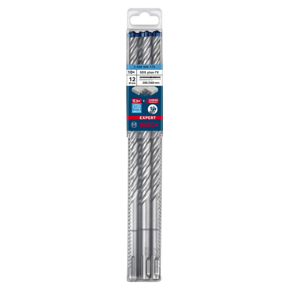 Hammerbohrer Expert SDS-7X D.6mm Arbeits-L.150mm L.215mm SDS-Plus 10 St. Hammerbohrer Expert SDS-7X D.6mm Arbeits-L.150mm L.215mm SDS-Plus 10 St.-Beschreibung lesen