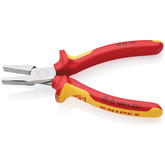 Flachzange Gesamt-L.160mm verchr.-Beschreibung lesen