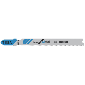 Stichsägeblt T 118 A Gesamt-L.92mm Zahnt.1,1-1,5mm HSS 100 St./Karte-Beschreibung lesen