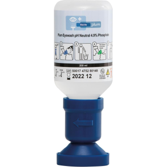 Augenspülflasche pH Neutral 200 ml 3 Jahre (ungeöff. Flasche) DIN EN15154-4-Beschreibung lesen