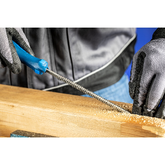 Holzraspel DIN 7263 C L.250mm Q.25 x 8,5mm Hieb 2 halbrd.2K-Ergo-Beschreibung lesen