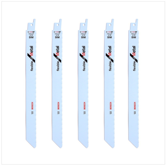 Säbelsägeblt S 1122 BF L.225mm B.19mm TPI 14 1,8mm geschr.,gefr.5er Pk.-Beschreibung lesen