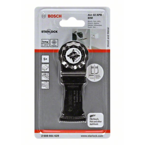 Tauchsägeblt AIZ 32 APB B.32mm Eintauch-T.50mm Starlock 5er Pk.-Beschreibung lesen