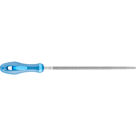 Lime à outils DIN 7261 L.250mm Q.9.5mm coupe 2 rondes 2K-Ergo-Lire la description