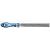 Feilraspel DIN 7261 L.200mm Q.20x5mm Hieb Kreuzhieb/Raspelhieb 2K-Ergo