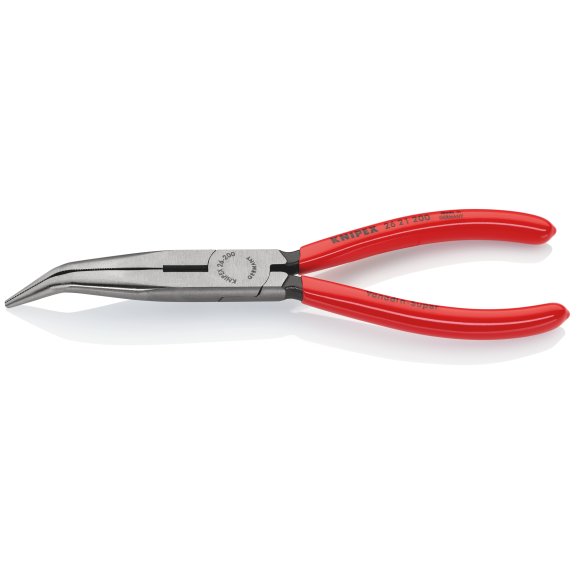 Pince à bec effilé L.200mm pol.40degrés lestée revêtement cuivre-Leggi tutto