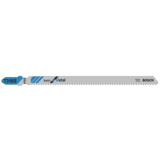 Stichsägeblt T 318 B Gesamt-L.132mm Zahnt.2mm HSS 5 St./Karte-Beschreibung lesen