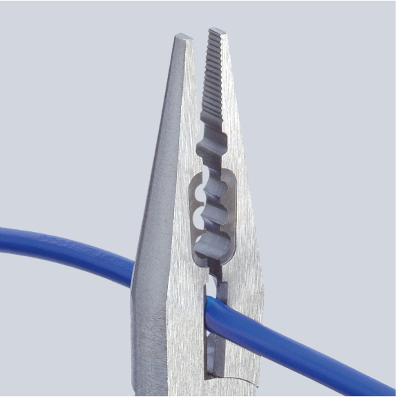 Verdrahtungszange L.160mm 0,5-0,75/1,5/2,5 mm² pol.Mehrkomp.-Hüllen Verdrahtungszange L.160mm 0,5-0,75/1,5/2,5 mm² pol.Mehrkomp.-Hüllen-Beschreibung lesen