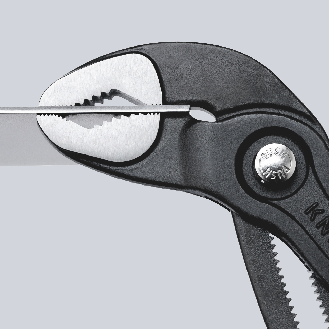 Wasserpumpenzange Cobra L.180mm Spann-W.36mm pol.Ku.-Überzug-Beschreibung lesen