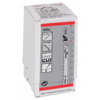 Stichsägeblt T 101 B Clean for Wood L.100mm Zahnteilung 2,7mm HCS 100er Pack-Beschreibung lesen