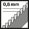 Stichsägeblt T 118  Basic for Inox L.8m Zahnteilung 0,8mm BIM 5er Pack