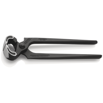 Kneifzange Gesamt-L.225mm Zange schwarz ram.-Beschreibung lesen