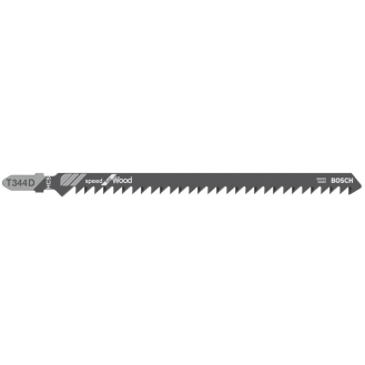 Stichsägeblt T 344 D Speed for Wood L.152mm Zahnteilung 4mm HCS 5er Pack-Beschreibung lesen