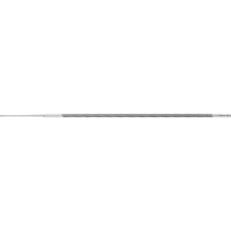 Kettensägenfeile DIN 7262 L.200mm Q.4mm Hieb Spiralhieb rd.-Beschreibung lesen
