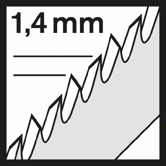 Stichsägeblt T 101 AO Clean for Wood L.8m Zahnteilung 1,4mm HCS 3er Pack-Beschreibung lesen