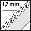 Stichsägeblt T 101 AIF Clean for Hard Wood L.100mm Zahnteilung 1,7mm 3er Pack