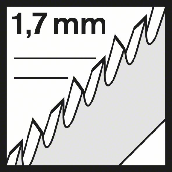 Stichsägeblt T 101 AIF Clean for Hard Wood L.100mm Zahnteilung 1,7mm 3er Pack-Beschreibung lesen