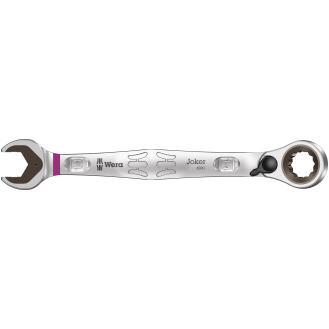 Maulringrschenschlüssel Joker SW 14mm L.187mm umschaltbar,Rings.15Grad-Beschreibung lesen