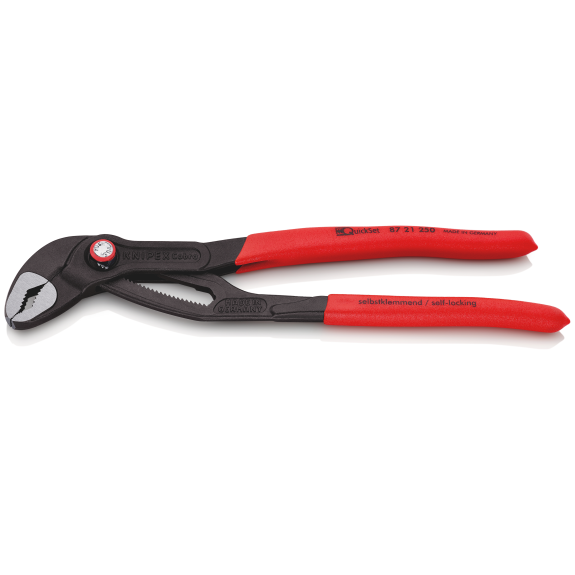 Pince multiprise Cobra L.250mm serrage W.46mm pol.Ku.-Coating Quick Set-Leer más