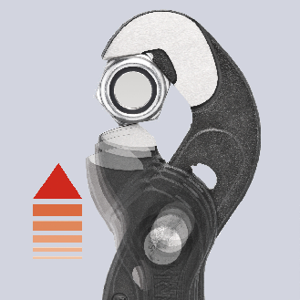 Schraubzange Gesamt-L.250mm Spann-W.10-32mm pol.Ku.-Überzug-Beschreibung lesen