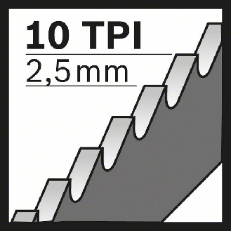 Säbelsägeblt S 922 HF L.150mm B.19mm TPI 10 2,5mm 100 St./Karte-Beschreibung lesen