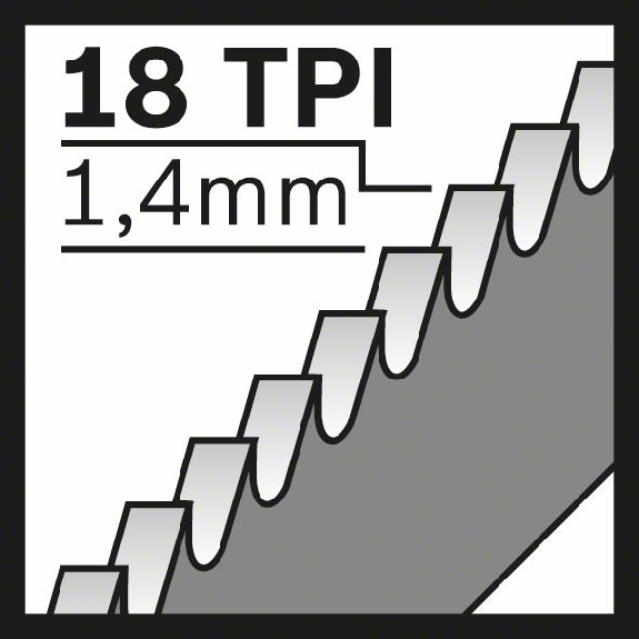 Säbelsägeblt S 922 EF L.150mm B.19mm TPI 18 1,4mm geschr.,gefr.5 St./Karte Säbelsägeblt S 922 EF L.150mm B.19mm TPI 18 1,4mm geschr.,gefr.5 St./Karte-Beschreibung lesen