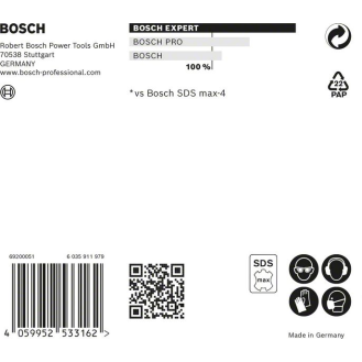 Hammerbohrer Expert SDS max-8X D.25mm Arbeits-L.600mm L.720mm SDS max 1 St.-Beschreibung lesen