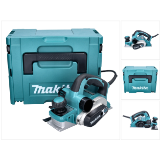 Makita KP0810CJ rabot pliant 1050W 82mm + accessoires + mallette-Lire la description