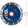 Disques  trononner diamants Bosch EXPERT MultiMatriaux, 180 x 22,23 x 2,4 x 12 mm