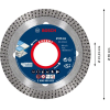 Bosch EXPERT HardCeramic Diamanttrennscheiben, 85 x 22.23 x 1,6 x 7 mm