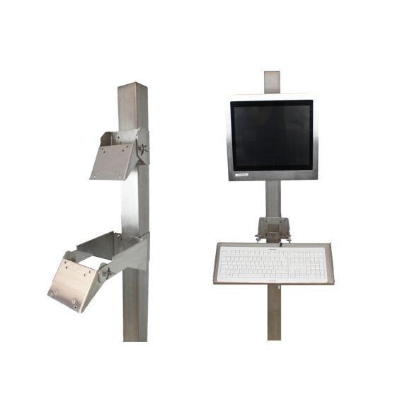 Support de moniteur en acier inoxydable-Lire la description