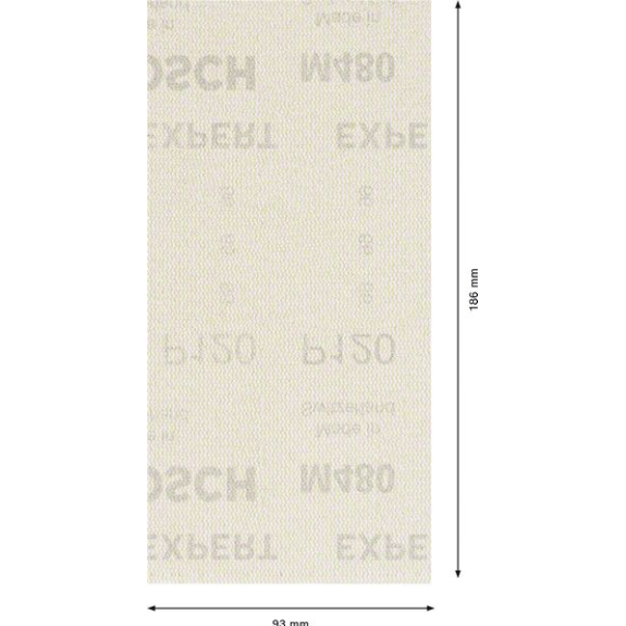 Bosch EXPERT M480 Schleifnetz fr Schwingschleifer, 115 x 230 mm, K 100-Beschreibung lesen