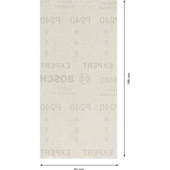 Bosch EXPERT M480 Schleifnetz fr Schwingschleifer, 93 x 186 mm, K 240-Beschreibung lesen
