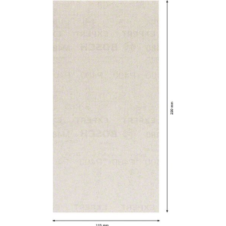 Bosch EXPERT M480 Schleifnetz fr Schwingschleifer, 115 x 230 mm, K 100, 50-tlg.-Beschreibung lesen