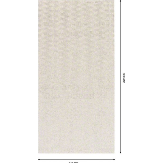 Bosch EXPERT M480 Schleifnetz fr Schwingschleifer, 115 x 230 mm, K 80, 50-tlg.-Beschreibung lesen