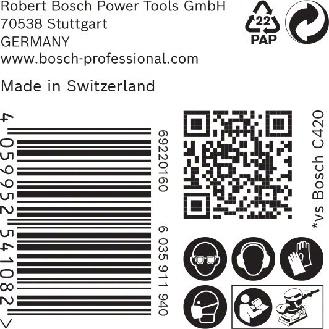 Bosch EXPERT M480 Schleifnetz fr Schwingschleifer, 115 x 230 mm, K 80, 50-tlg.-Beschreibung lesen